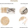 Insulated Beach Cooler Bag, Leak Proof, Premium Quality Corn Husk, Beach Bag, Pool Bag, Tote Bag, Straw, Rattan, Gifts for Women, Picnic Basket, Wedding Gifts, Lunch