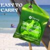 Uspring 2 Pcs Sand Remover for Beach, Beach Essentials, Sand Removal Bags, Vacation Must Haves, Free of Talc and Fragrance, Gifts for Women
