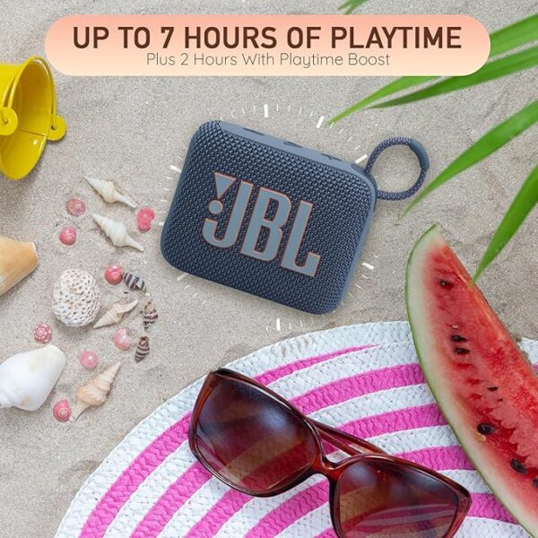 JBL Go 4 Portable Bluetooth Wireless Speaker, IP67 Waterproof and Dustproof Built-in Battery - Black - Boomph's Comprehensive Ultimate Performance Cloth Solution for Your On-The-Go Sound Experience