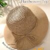 FURTALK Beach Hats for Women Summer Straw Sun Hat Wide Brim Crochet Hats