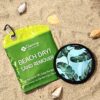 Uspring 2 Pcs Sand Remover for Beach, Beach Essentials, Sand Removal Bags, Vacation Must Haves, Free of Talc and Fragrance, Gifts for Women